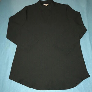 𝅺AMARYLLIS button up tunic roll up long sleeve  v-neck blouse NEW size XL - 3X